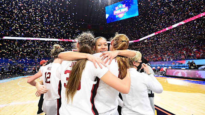 Stanford celebrates its national title